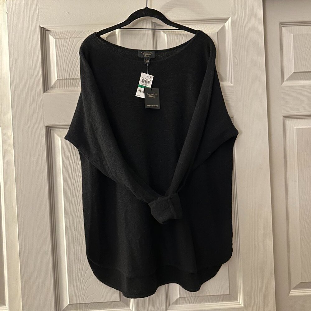 NEW WITH TAGS 100% CASHMERE Sweater Charter Club Size Large